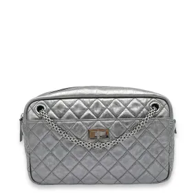 2.55 Crossbody Bag Silver in Calfskin, Silver hardware