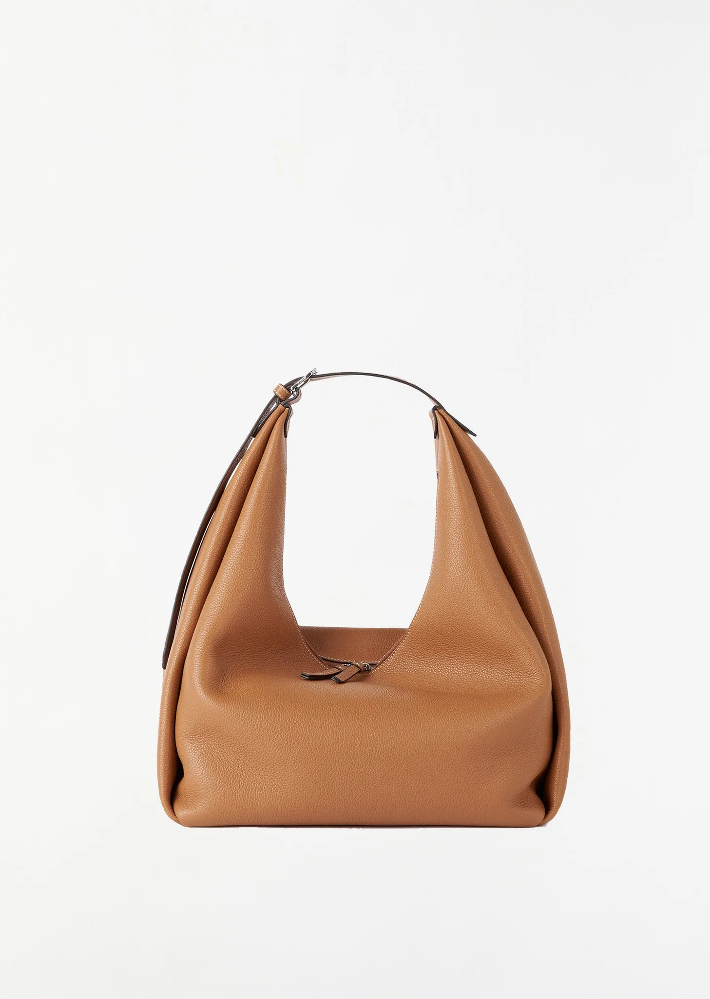 Belt Hobo Bag — Tan