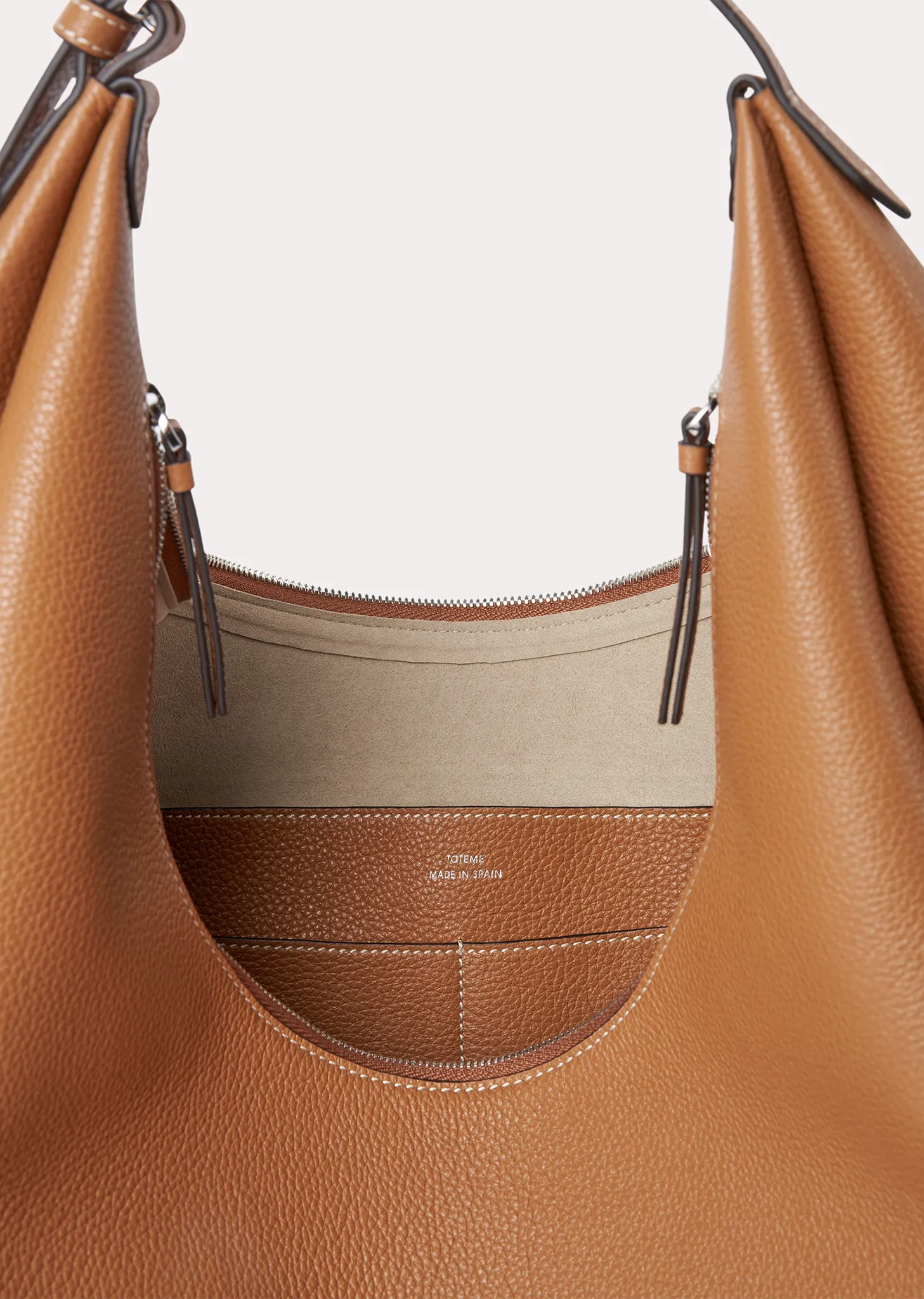 Belt Hobo Bag — Tan