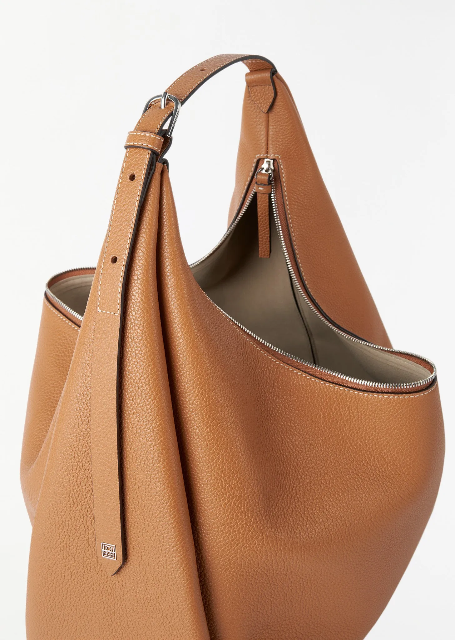 Belt Hobo Bag — Tan