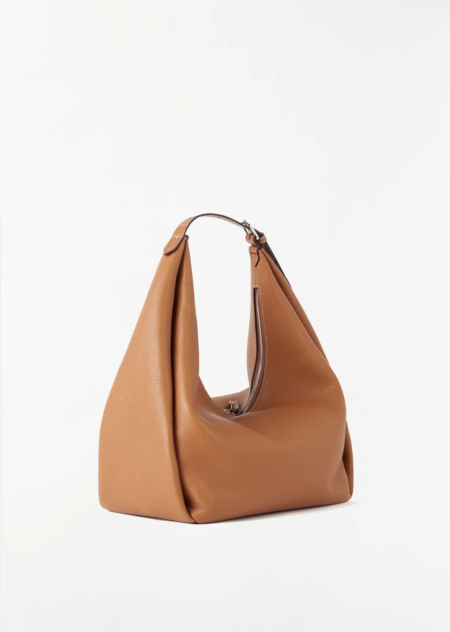 Belt Hobo Bag — Tan