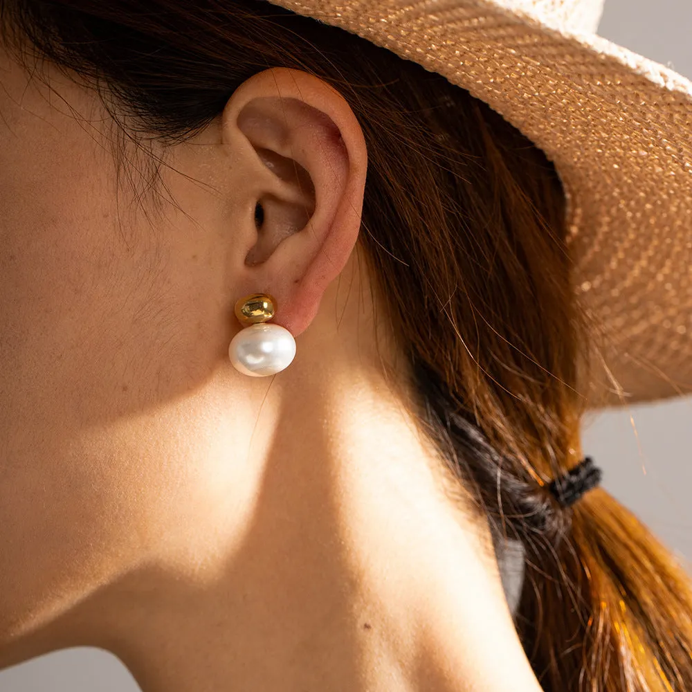 Bold Pearl Earrings