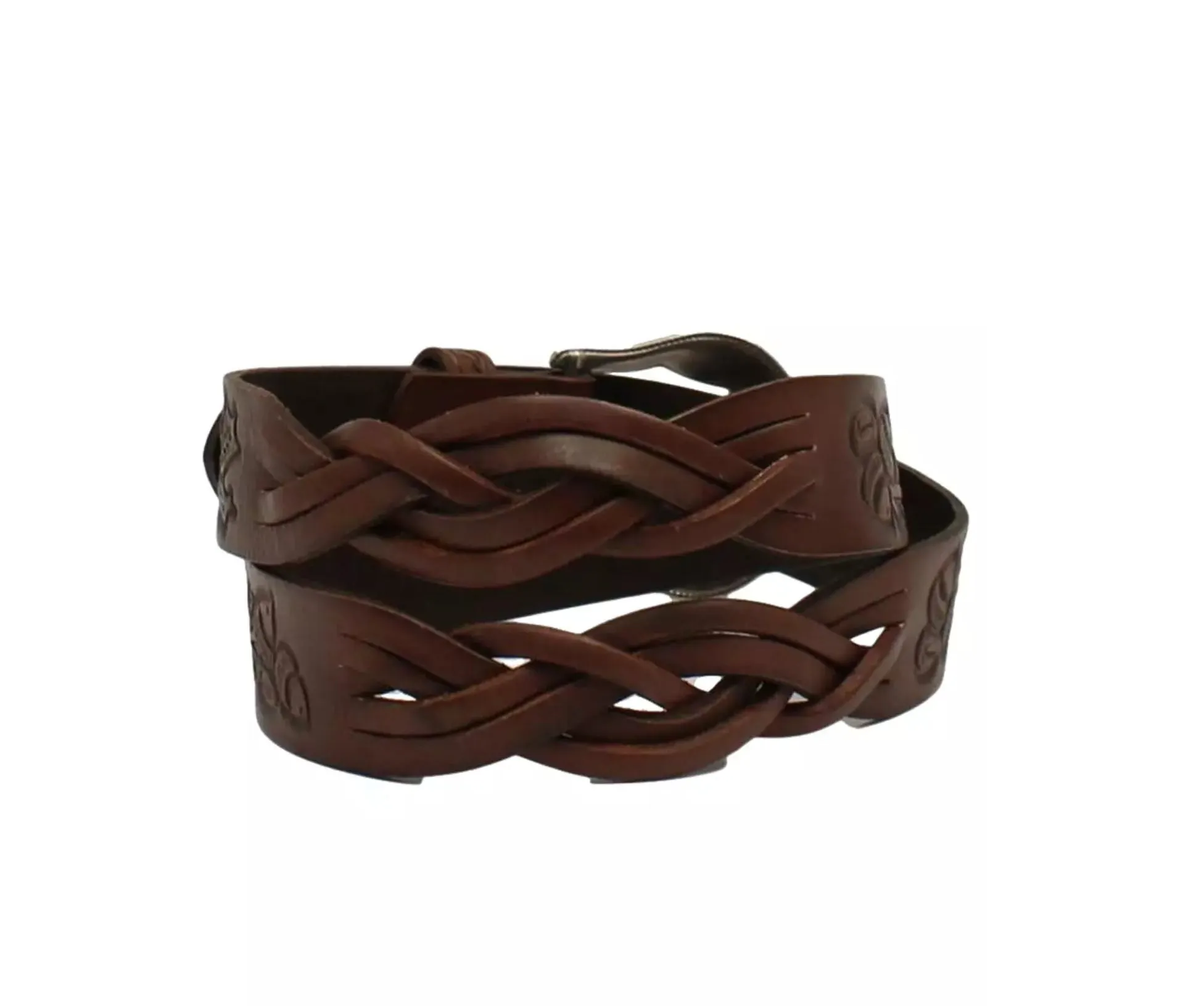 Braided Acorn Brown Belt