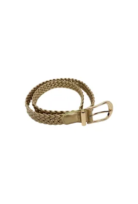 Braided Belt- Gold