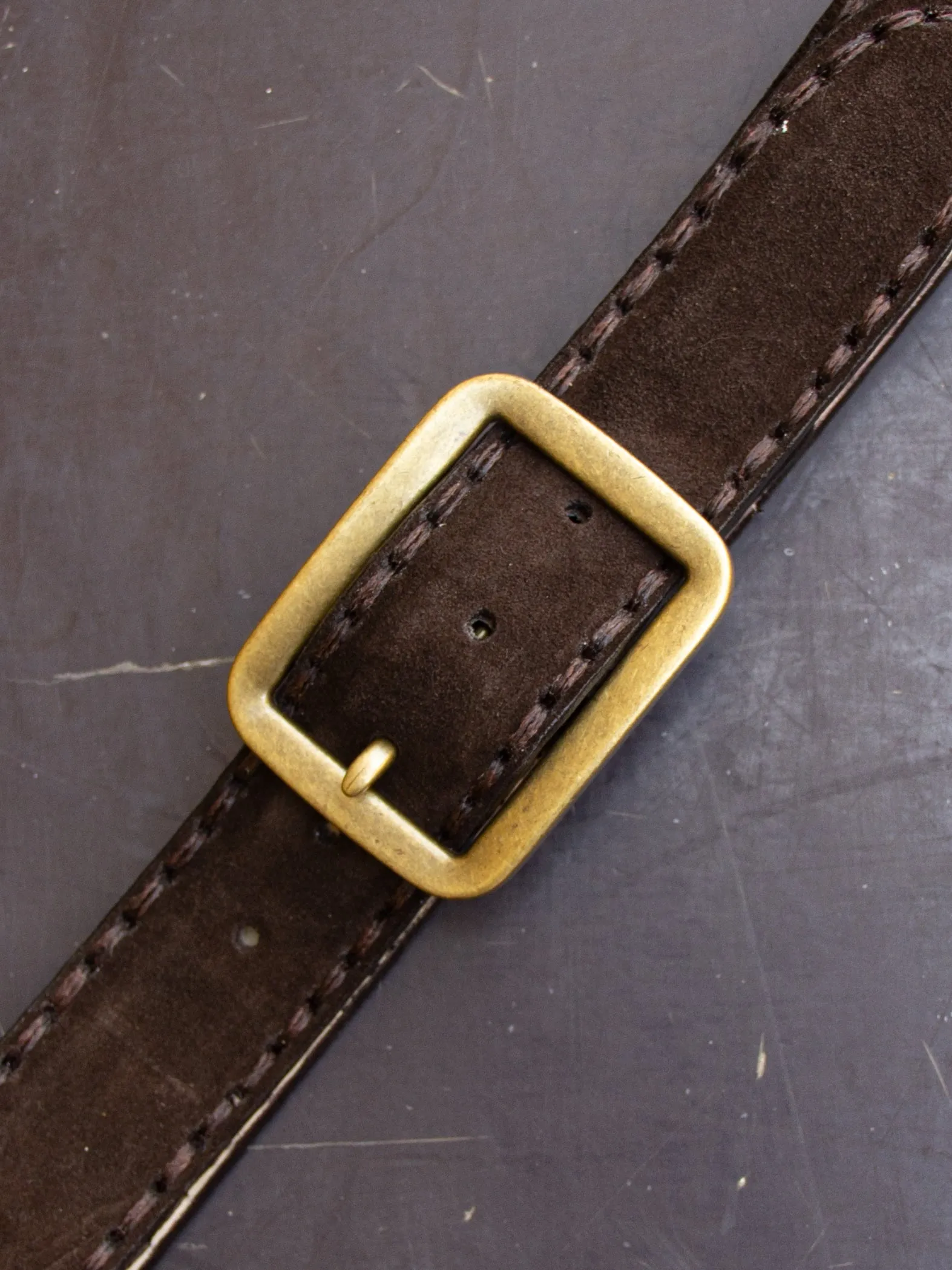 Bright Shoemakers, Gunslinger Belt, Choc Suede