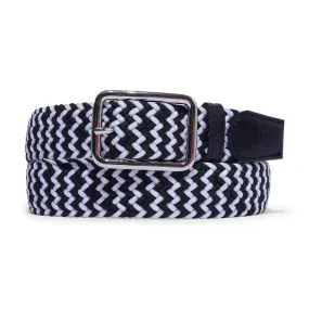 Butter Goods - Braided Belt Black/White