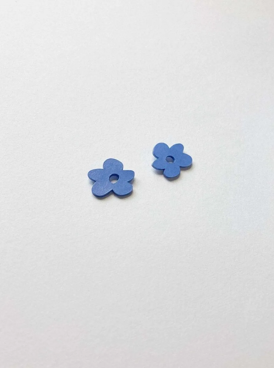 Cartouche MTL Flower Stud Earrings