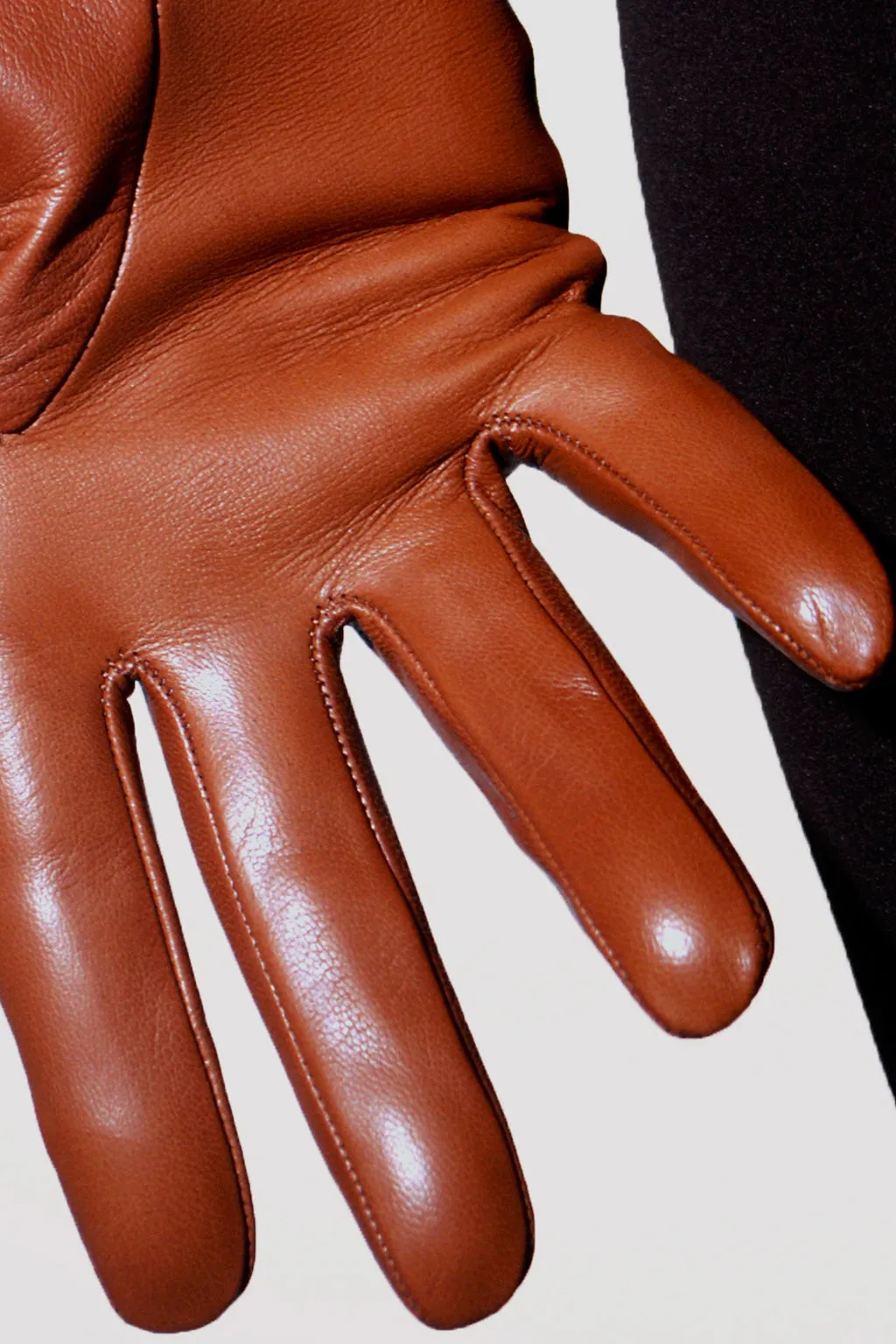 Classic glacé leather gloves