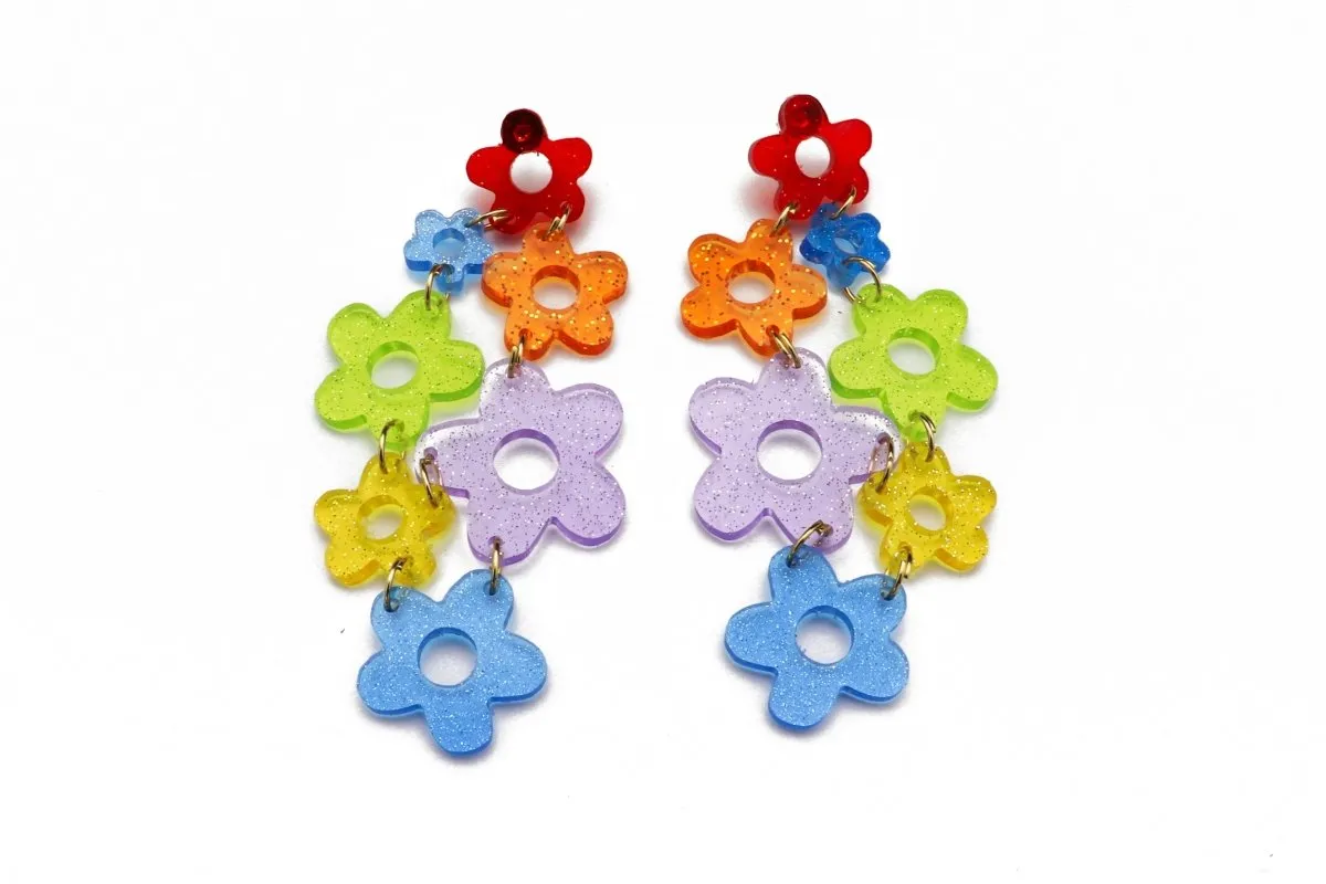 DConstruct Daisy Mania Earrings (Various Colours)