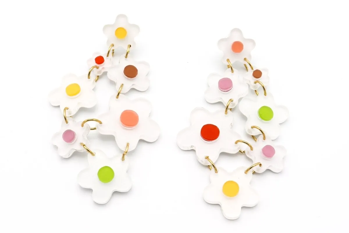 DConstruct Daisy Mania Earrings (Various Colours)