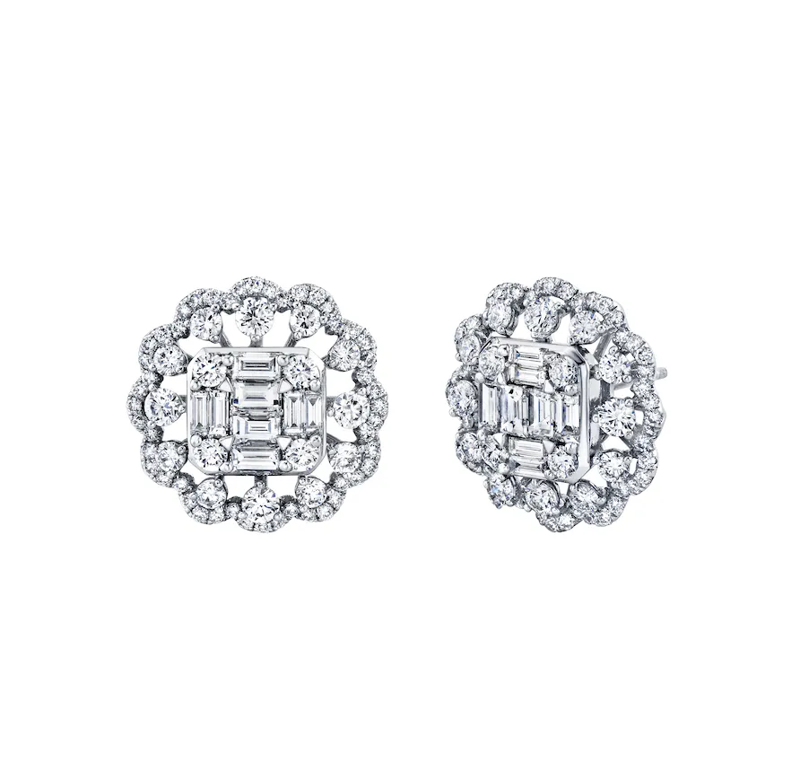 Diamond Statement Studs