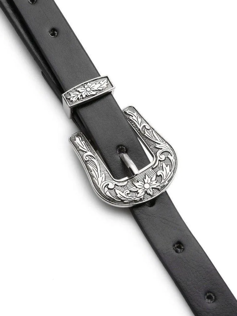 Double Buckle Western Belt