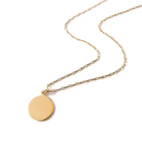 Fancy Disc Necklace