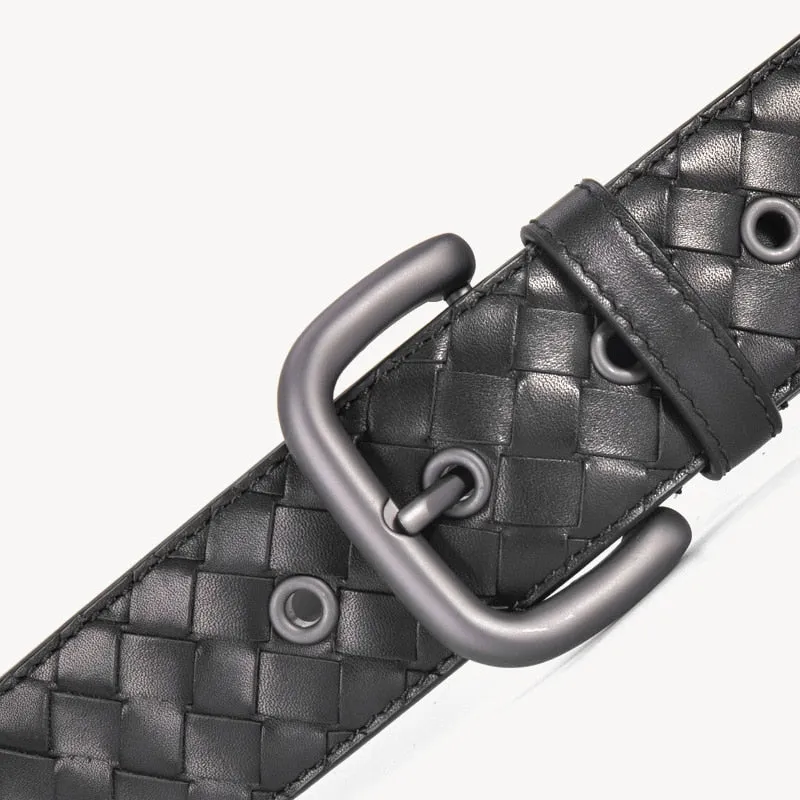 Genuine Leather Braided Luxury Style Belt