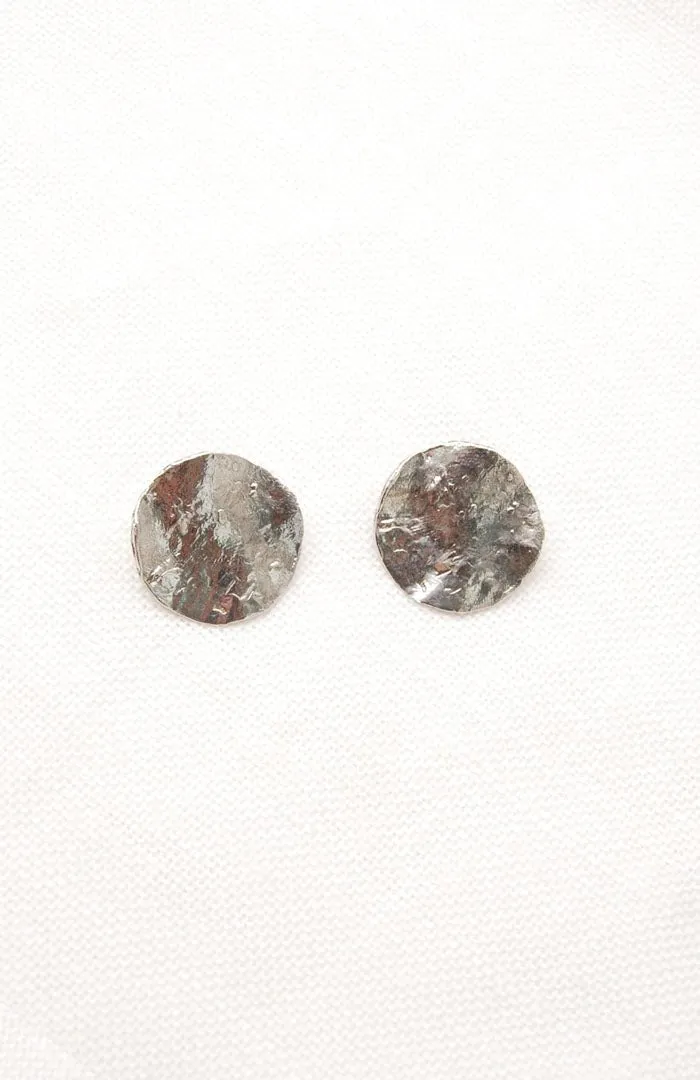 Hawkly Full Moon Lunar Earrings (Bronze or Silver)