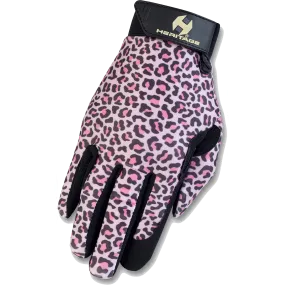 Heritage Performance Glove-Pink Leopard