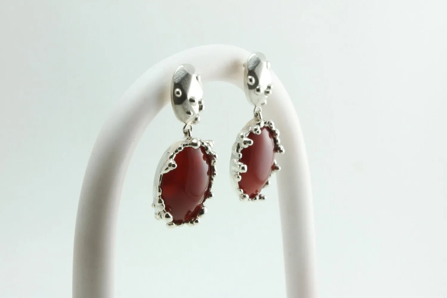 House of Hudson Blobby Carnelian Earrings