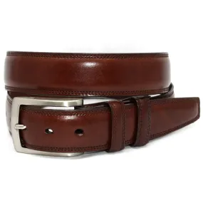 Italian Burnished Kipskin Belt in Chili by Torino Leather