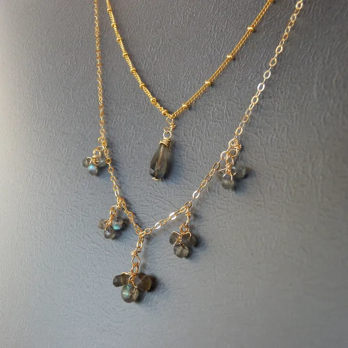 Labradorite Layered Necklace