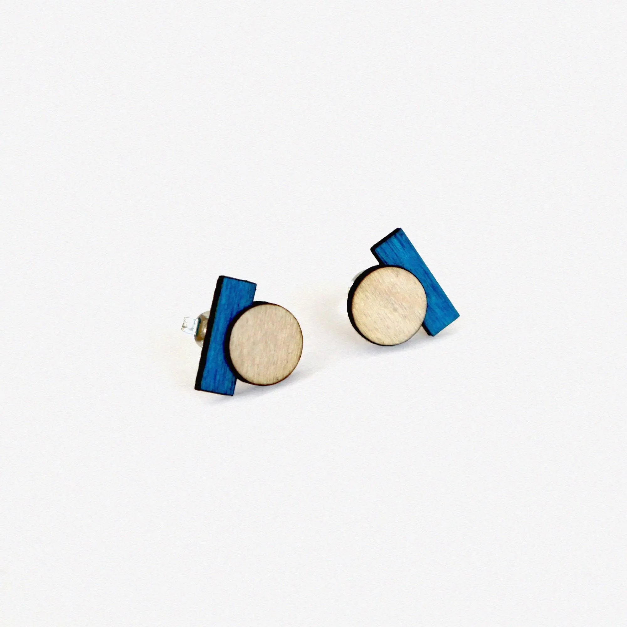 Malevich Earrings Blue