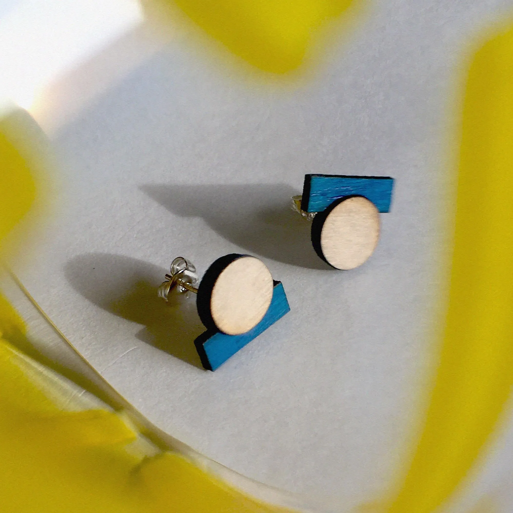 Malevich Earrings Blue