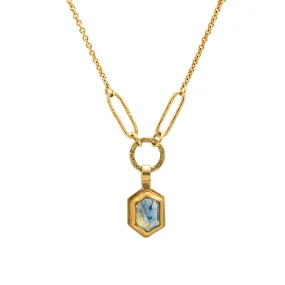 Montana Bicolor Sapphire Necklace in gold