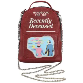 "Handbook For The Recently Deceased" Beetlejuice Wristlet Wallet Purse