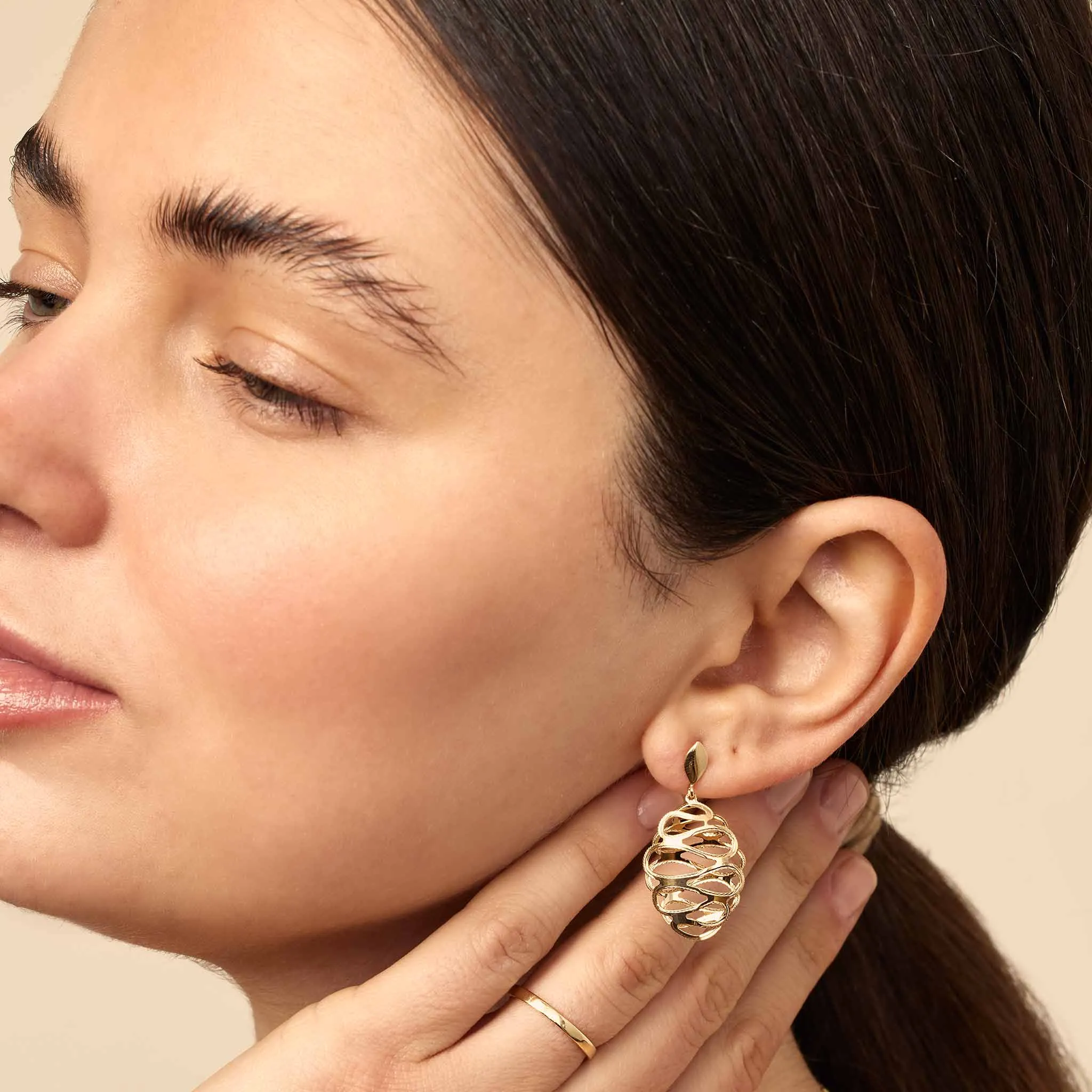 Revello Oval Drop Earrings