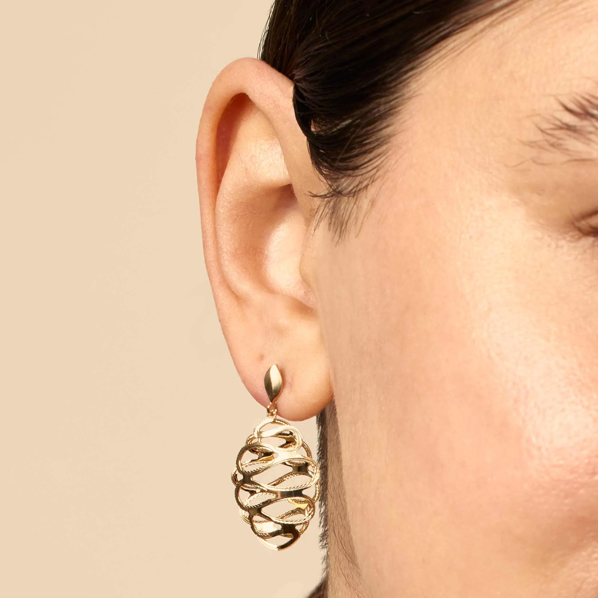 Revello Oval Drop Earrings