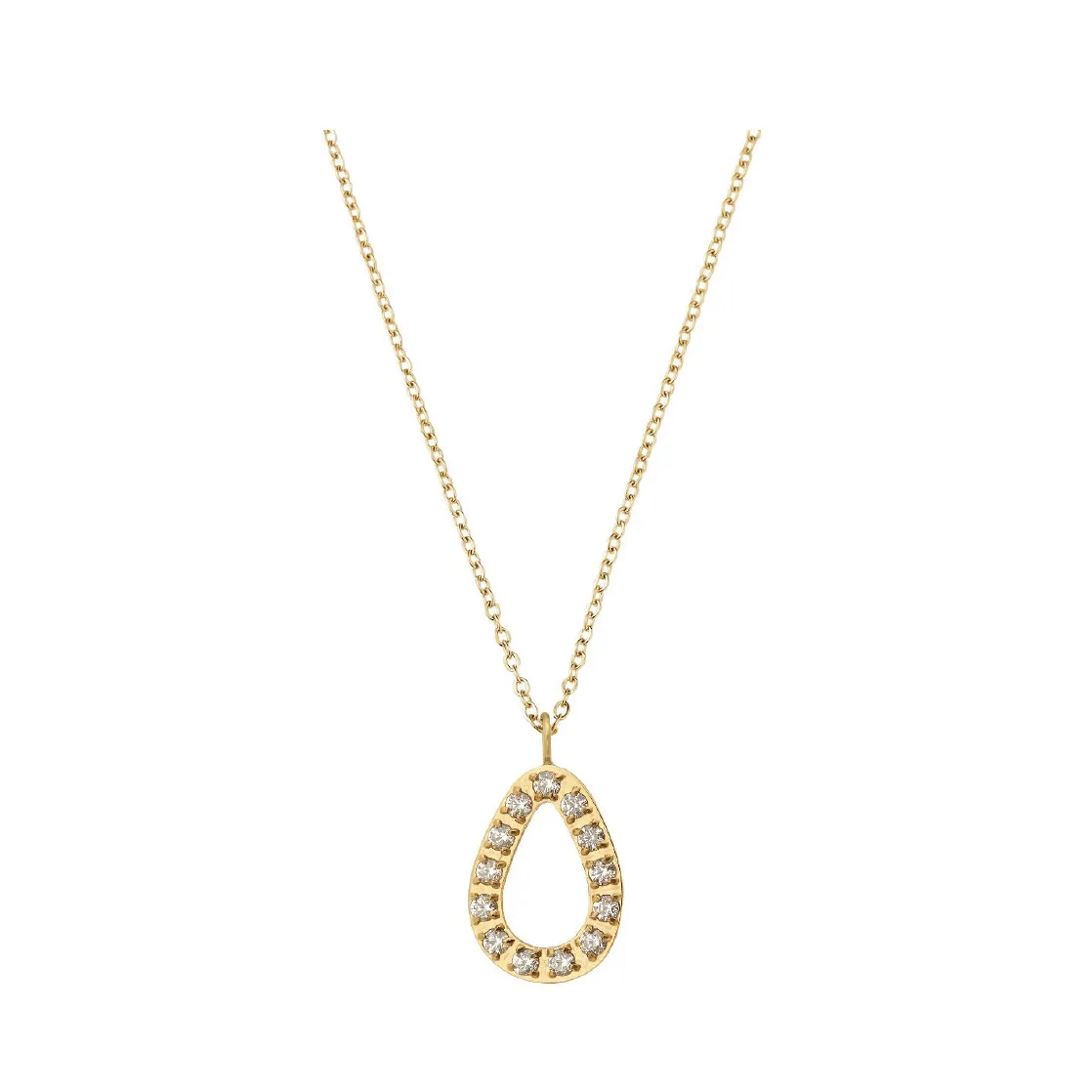 Sander Contour Necklace Gold