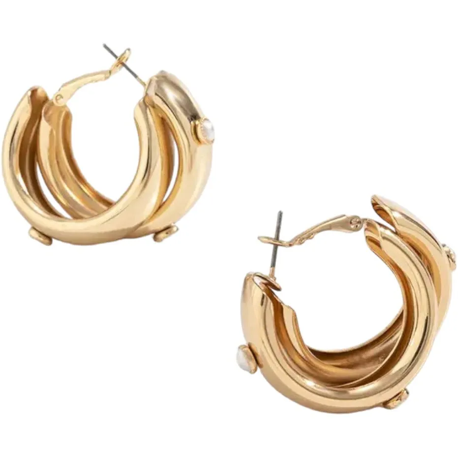 SHAYA Gold Statement Earring