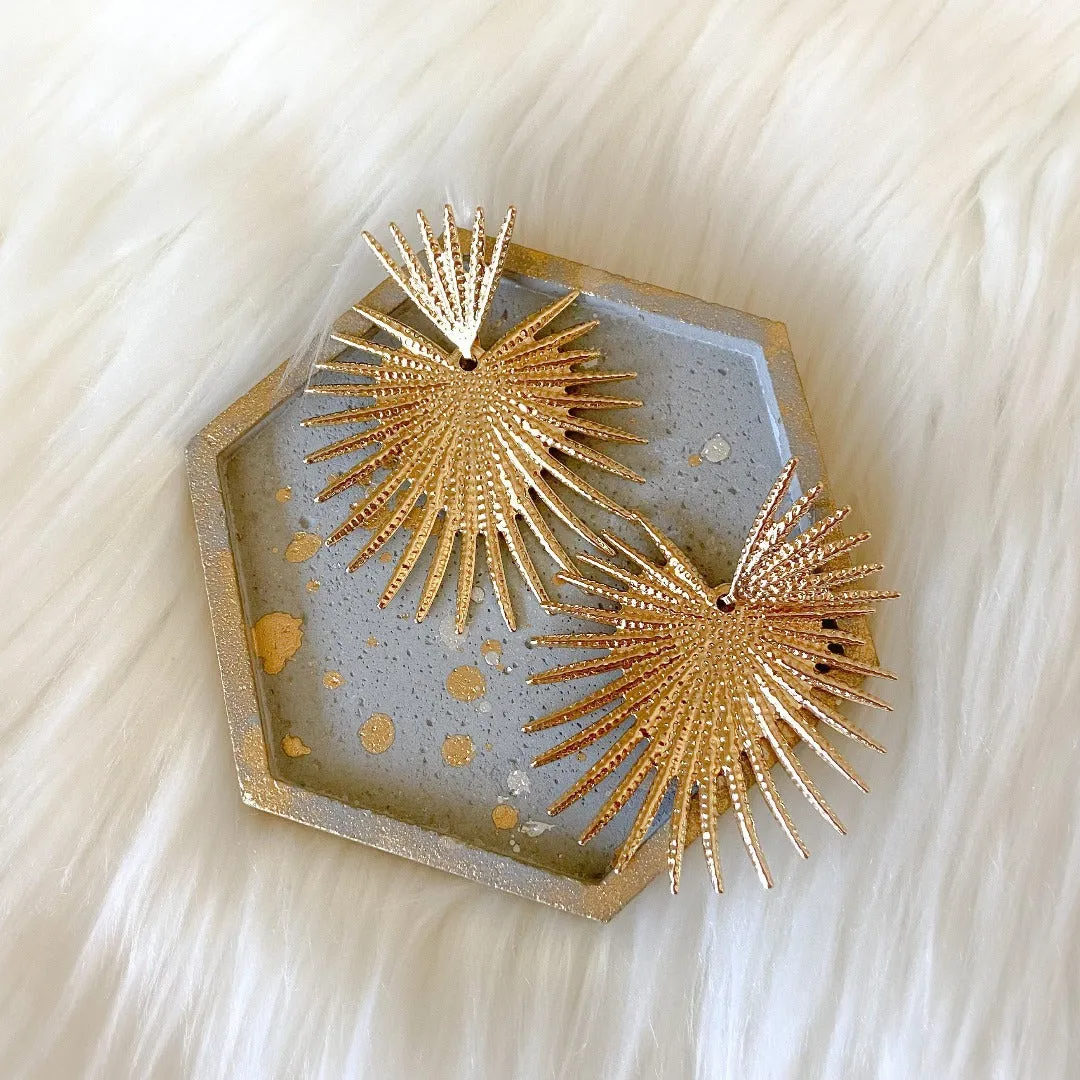 Sunburst Statement Earrings