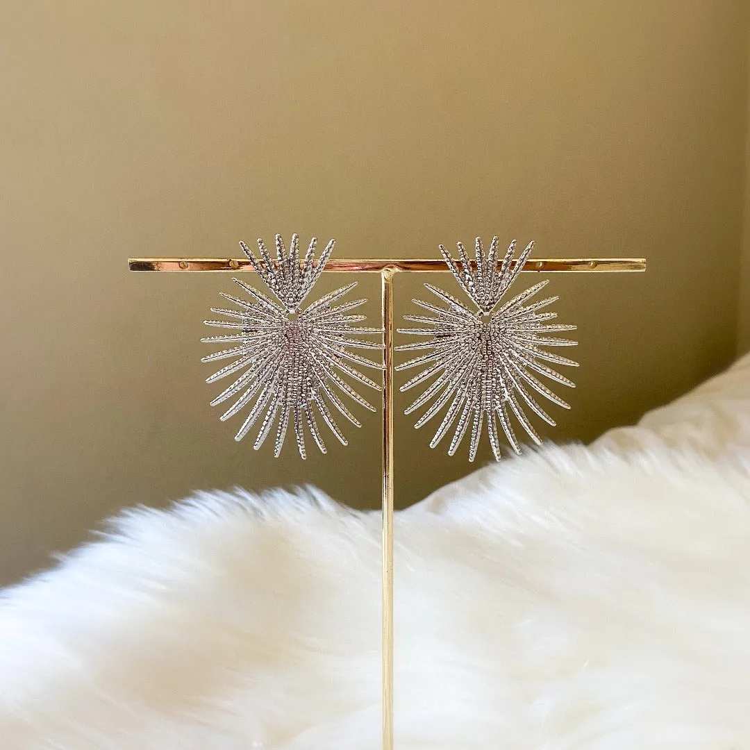 Sunburst Statement Earrings