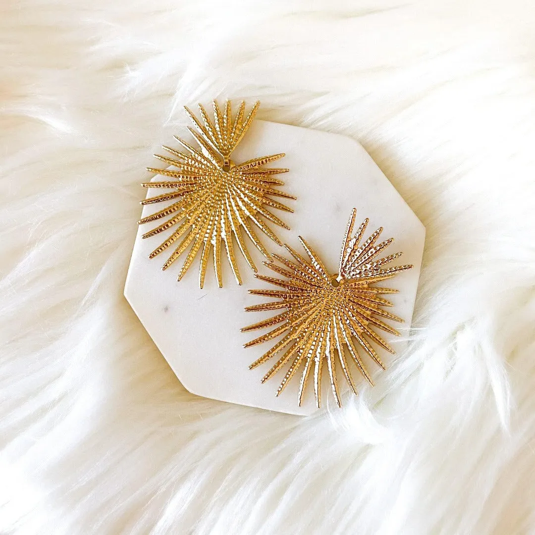 Sunburst Statement Earrings