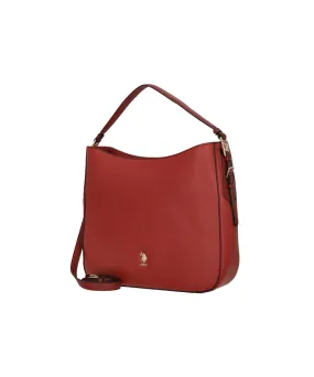 US POLO ASSN. WOMEN FOREST HOBO IN BURGUNDY